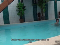 Hidden cam catches Aventuras getting down and dirty in a private piscina