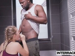 Anal, Cuarto de baño, Verga grande, Negro, Mamada, Coño, Tatuaje, Tetas