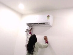 Indian wench asking her husband for a simple favor