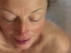 Deep Throat Hot Wife, Swallow Cum