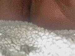 Afrikansk, Amatør, Svart, Hunn, Onani, Fitte, Alene, Vibrator