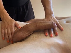 Sensual male lingam massage, indulging in the erotic allure of masculine sensuality