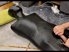 素人, アジア人, 緊縛, ボンデージ, ゲイ, 手コキする