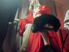 Femdompov Worship Fluffy Slippers