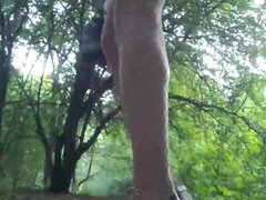 Europeisk, Fransk, Gapande, Klackar, Ladyboy, Utomhus, Shemale, Solo