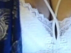 White Bra Boobs Show Nipple Suck Nipple Pinching.