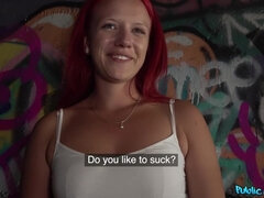 Stor kukk, Skole, Sperm skott, Dype svelg, Ansiktssperm, Penger, Offentlig, Rødtopp