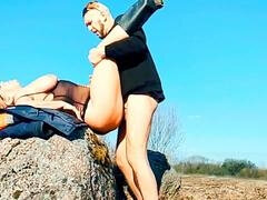 Hot Asian milf in her first outdoor adventure with Crazyfamily 1970