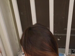 Pompino, Brunetta, Coppia, Nudi, All'aperto, Punizione, Figa