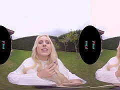 VRHUSH Stunning big-chested blonde Angel Wicky boinked in point of view