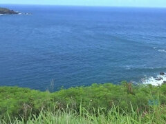 Bikini, Noire, Petite amie, Pov, Chatte, Rasée, Fumer, Nénés