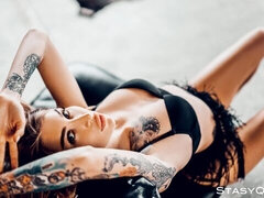 Enthousiasteling, Hakken, Ondergoed, Alleen, Kousen