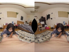 Lascivious asian teen VR mind-blowing movie