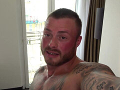 Sex with the bitch Lou Nesbit and blowjob from her