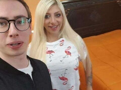 Schlafzimmer, Grosser arsch, Grosser schwanz, Grosse titten, Blondine, Blasen, Hundestellung, Jungendliche (18+)