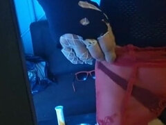 아마추어, 항문, 크로스드레스, 유럽인, 집에서 만든, 혼자