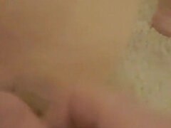 Just a Mom Bod Getting Caught Playing, Sucks Hard and a Creampie