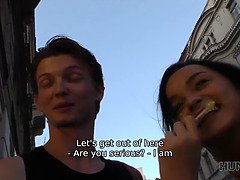 Enthousiasteling, Stel, Tsjechisch, Hd, Geld, Gezichtspunt, Tiener, Vrouw