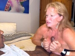 Sucking cock, squirt gilf, riding cock