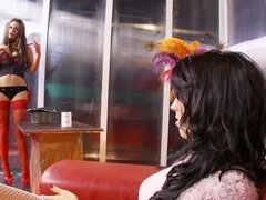 Amazing lesbian threesome with gorgeous horny girls