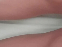 Dani in Tan Pantyhose Showing off Sexy Legs