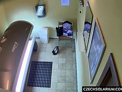 흑인, 체코인, 핑거링, Hd, 현실, 면도된, 빼빼한, Solarium