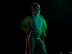 Ts Super Models rides huge dick