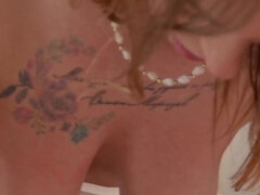 Amatőr, Cumizás, Gesztenyebarna, Pár, Masszázs, Érett feleség, Tetkó