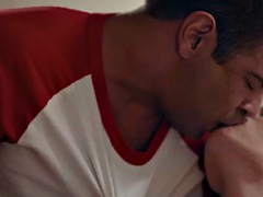 19 year old tattooed tranny fucked in the asshole in missionary