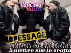 Dressing a Secretary to Put on the Sidewalk