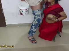 Indian XXX Housewife Fucked by Painter When Nobody at Home