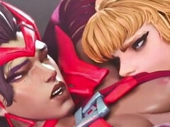 3d, Анальный секс, Большая жопа, Большой член, Большие сиськи, Буккаке, Кончили внутрь, Секс без цензуры