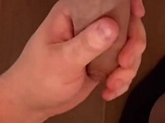 Quickie at the Gloryhole - Office Guy Cheats on His Wife During Lunch Break