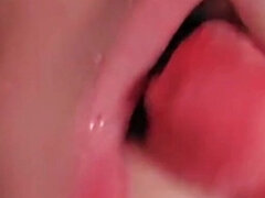 Mouth Fetish! Sloppy Show off of My Lips & Tongue