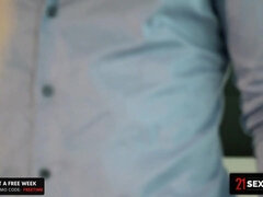 Two Stud's Take Turns Pounding Escort's Perfect Ass - David perry