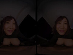 Watch this gorgeous Japanese slut take a hard pounding in a VR sex game!