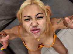 Amador amadora, Asiáticoa, Loiroa, Boquete, Casal, Facial, Feito em casa, Pontos de vista