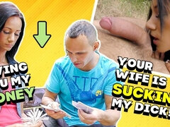 Amatør, Pik sutte, Fetish, Hd, Penge, Offentlig, Realitet, Kone