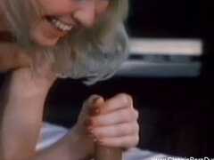 Blond, Kukk suging, Milf, Hengepupper, Tynn, Pupper, Vintage