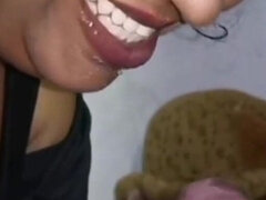 Amatør, Stor svart kvinne, Kukk suging, Par, Inder, Moden, Anus slikking