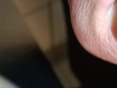 Two Loads at the Urinals Close up Big Cock Wanking and Cumming in Outdoor