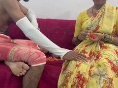 Tamil aunty Mary V gets dirty with a big cock while chatting naughty