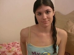 Hd videos, shaved pussy, brunette teen