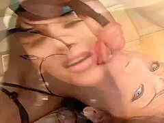 Anale, Pompino, Coppia, Donna con pene, Tette