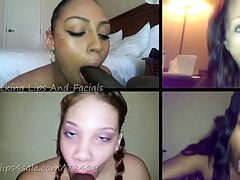 hard-on deep throating Lips And Facials The movie