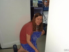 Alex Blake handles nigger's donger on the sofa