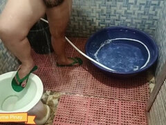 Salle de bains, Rondelette, Couple, Philippine, Fait maison, Chatte