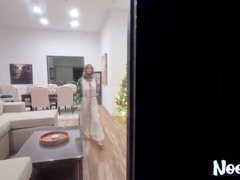 Venus Valencia Hijab Blowjob POV - Big Booty MILF Fucks Student