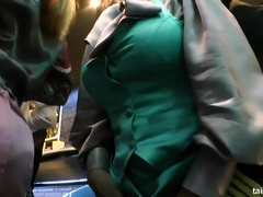 Blondin, Påklädda, Lesbisk, Slick, Onani, Fitta, Suger, Swingers