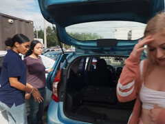 18, Stor stjärt, Blondin, Offentlig, Tonåring